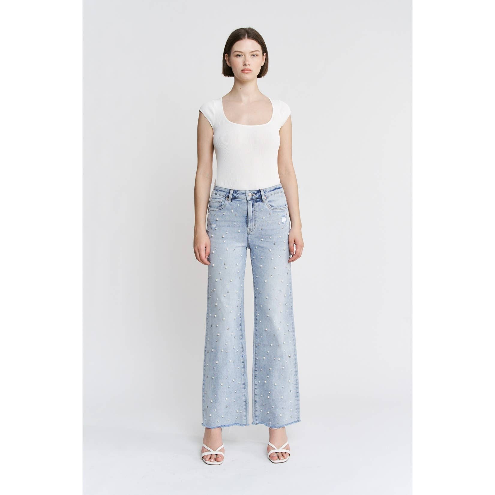 Runway Ready Wide Leg Jeans