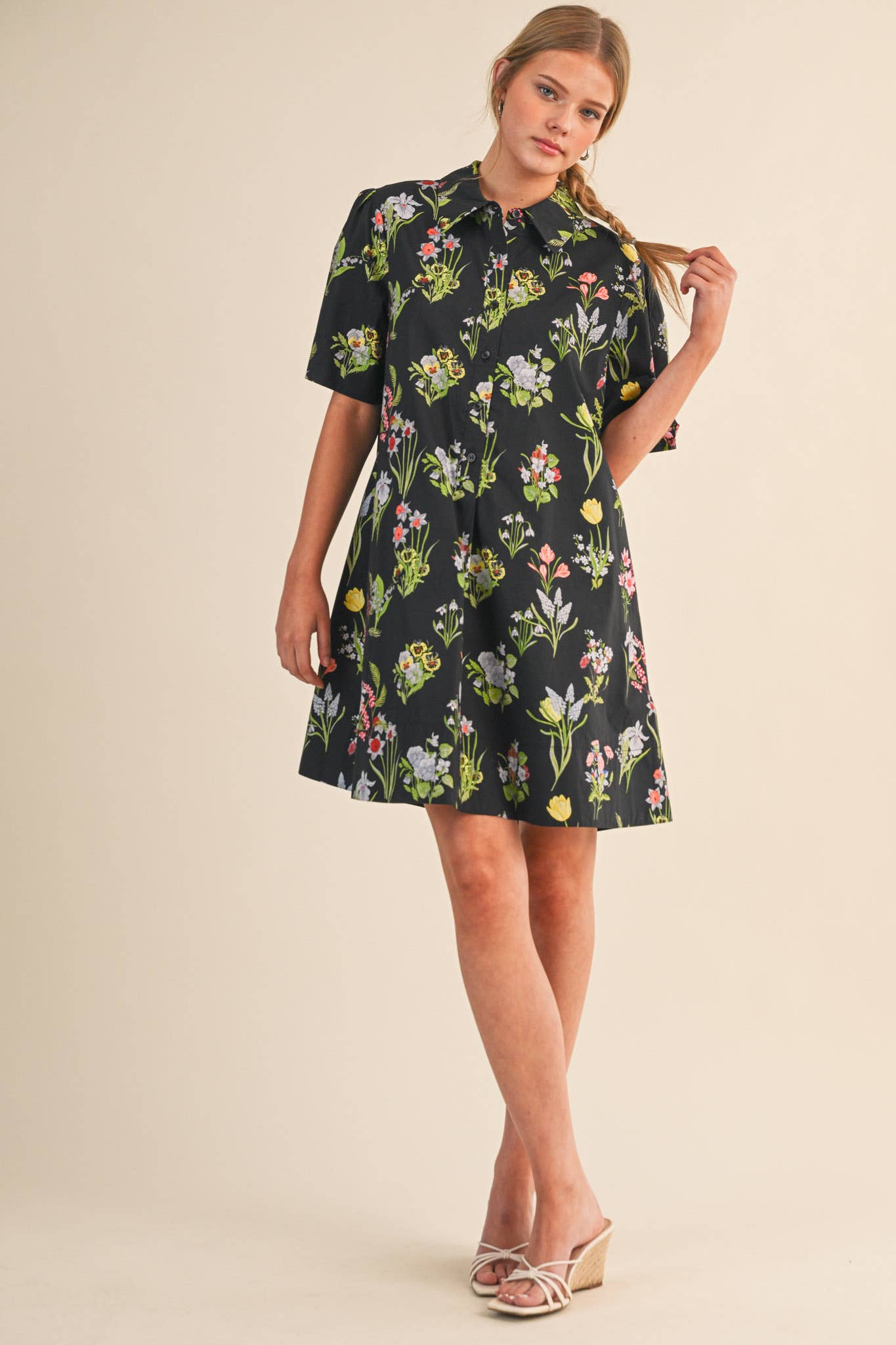 Rosette Dream Mini Dress