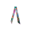 Scarf Necklace Multi Color Pattern-Cross