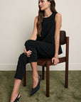 Midnight Satin Top