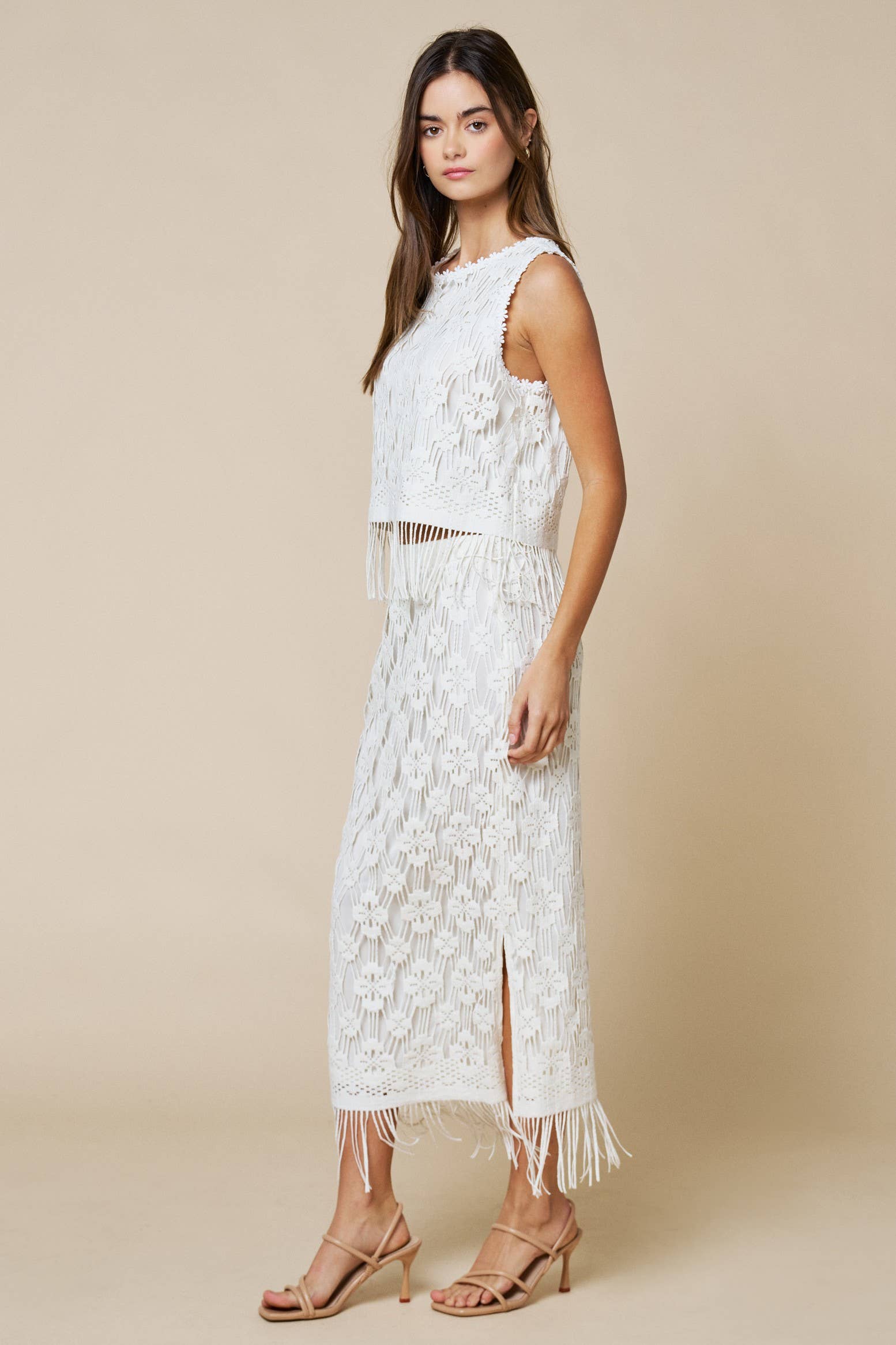 Boho Shoreline Maxi Skirt Set