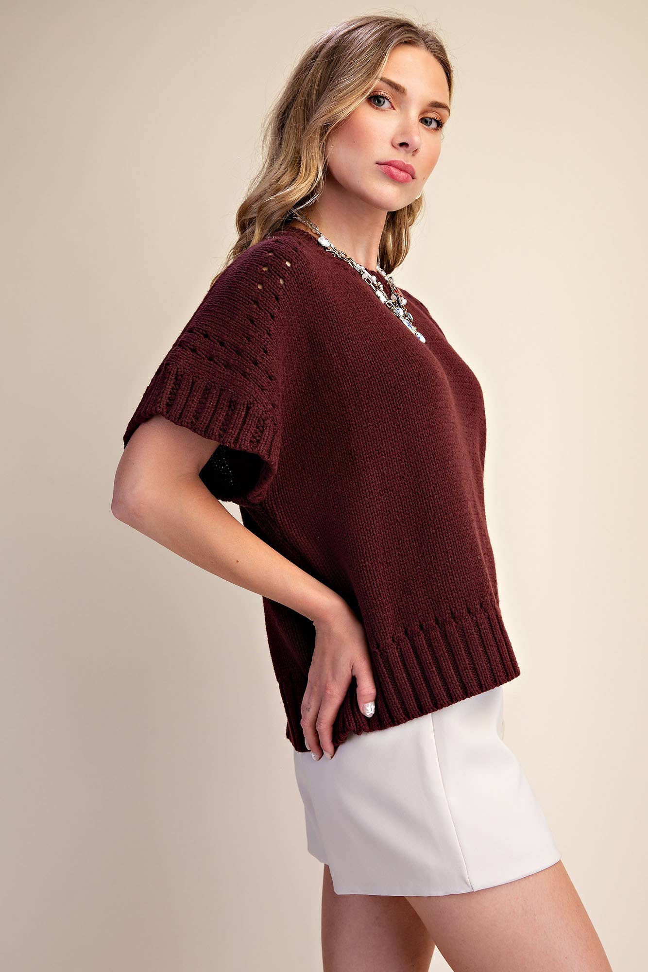 Woodland Charm Sweater-Brown