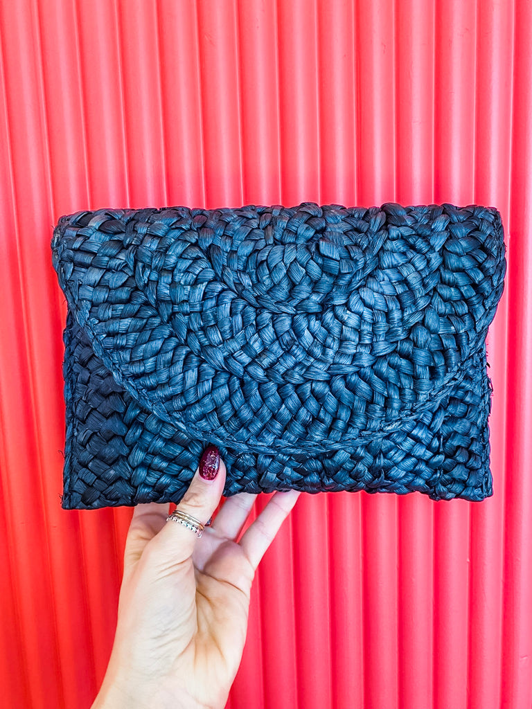 Aegean Clutch- Black