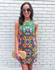 Petal Poetry Embroidered Mini Dress