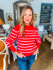 Candy Striped Knit Sweater