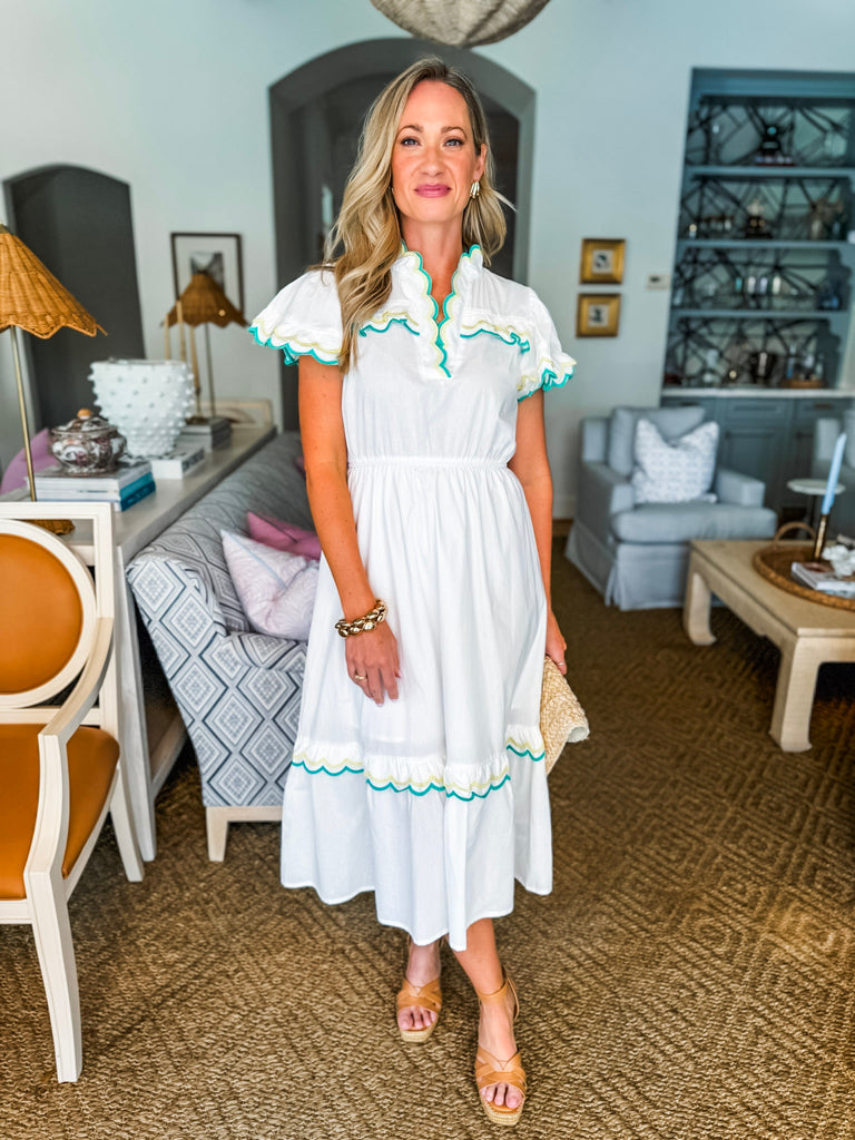 Fun in the Sun Dress- Off White