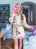 Walk a Mile Embroidered Skirt Set