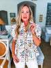 Delicate Dreams Floral Top-Ecru