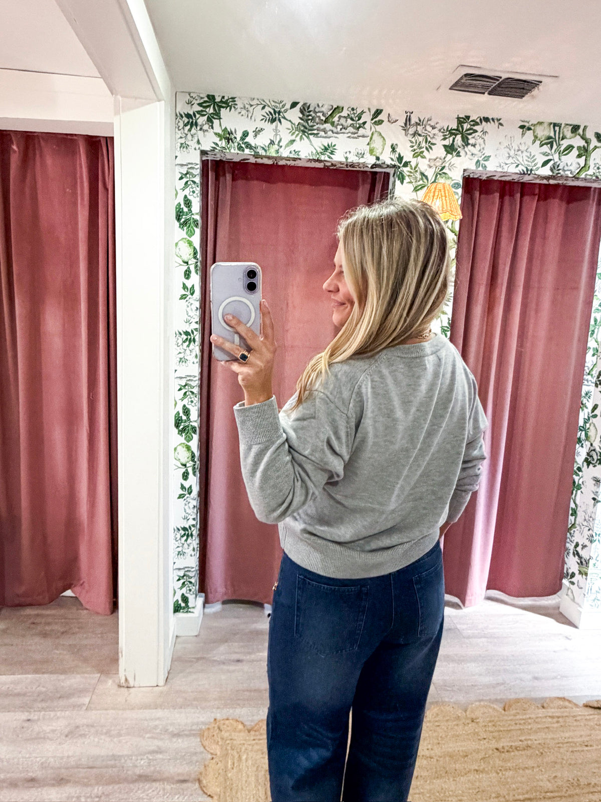 Feel At Ease Sweater-Heather Gray