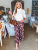 Redwoods Floral Print Pants