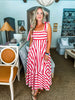Walk on The Pier Midi Dress