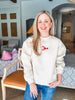 Nantucket Days Lobster Sweatshirt- Cream