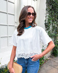 Coconut Kiss Lace Top