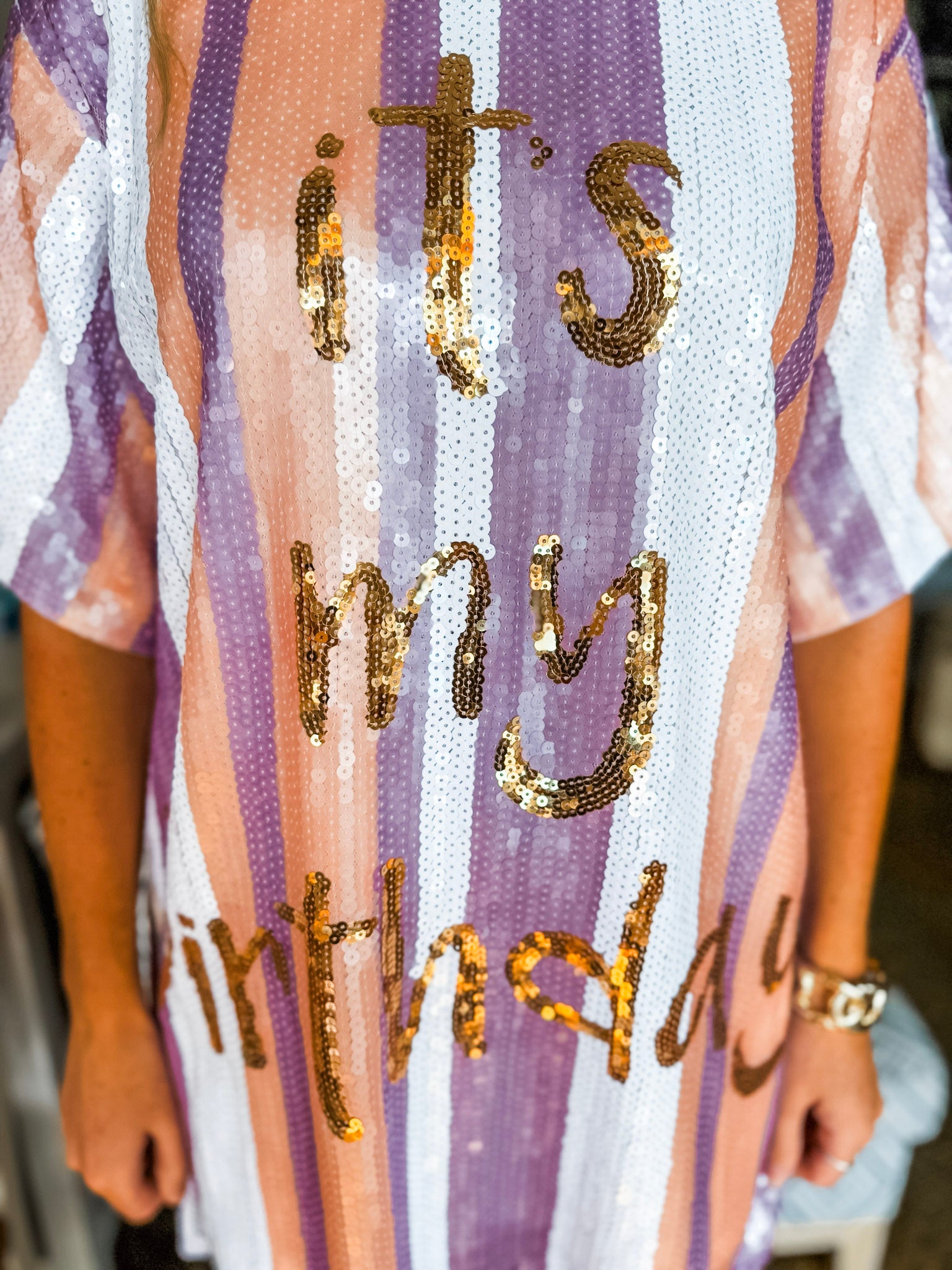 It's My Birthday Sequin Tunic