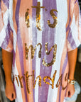 It's My Birthday Sequin Tunic