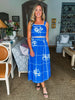 Vineyard Charm Floral Skirt Set