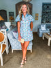 Capri Villa Floral Dress