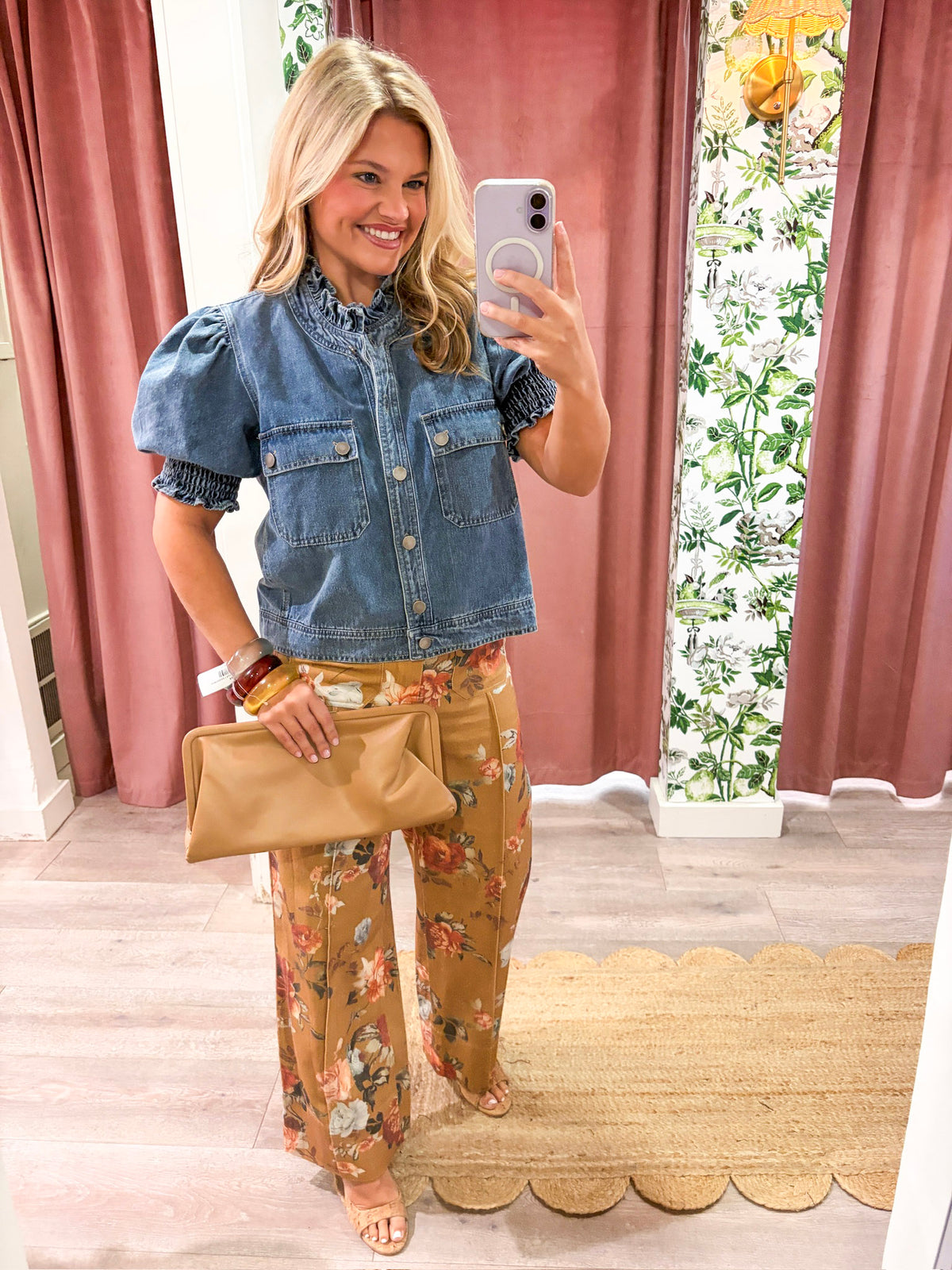 Floral Retreat Wide Leg Pants