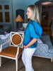 Myrtle Beach Striped Top-Blue/Green