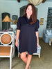 Love Language Mini Dress-Black
