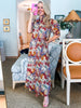 Courtyard Brunch Floral Midi Dress