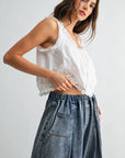 Vintage Grace Embroidered Top