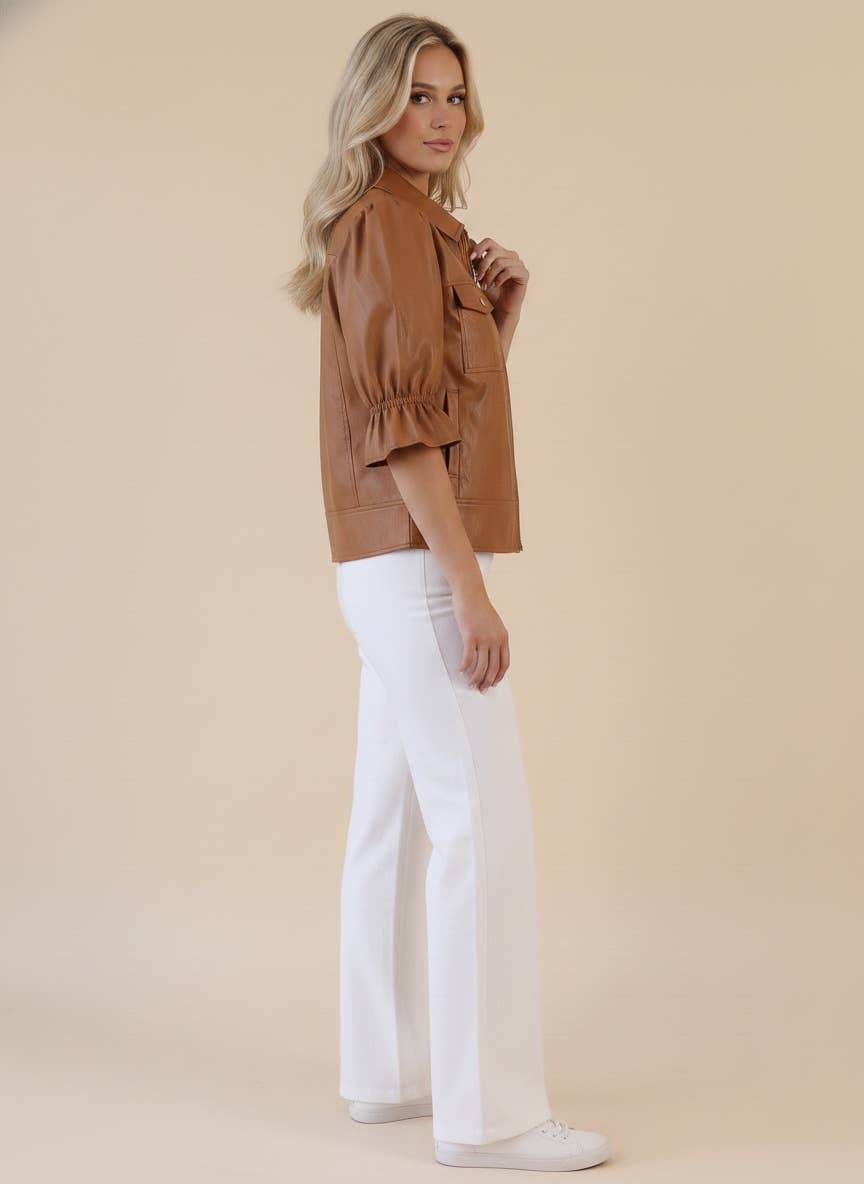 Girl Boss Faux Leather Jacket