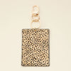 Animal Print Card Holder- Cheetah Brown