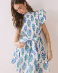 Tuscany Charm Floral Mini Dress