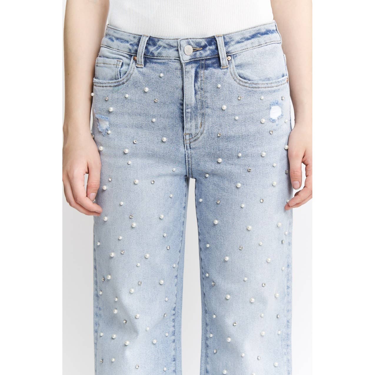 Runway Ready Wide Leg Jeans