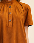 Margaux Mini Dress-Camel