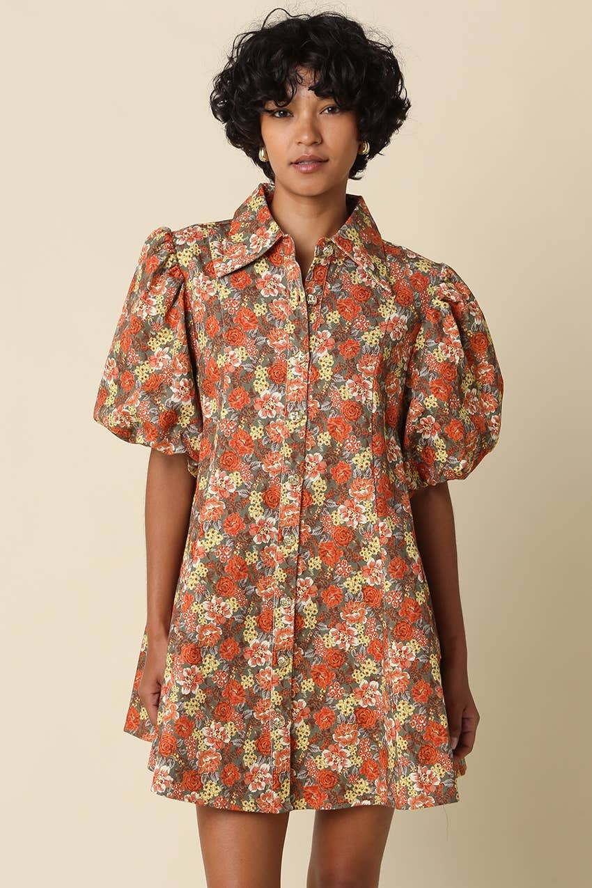 Maple Harvest Mini Dress