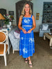 Vineyard Charm Floral Skirt Set