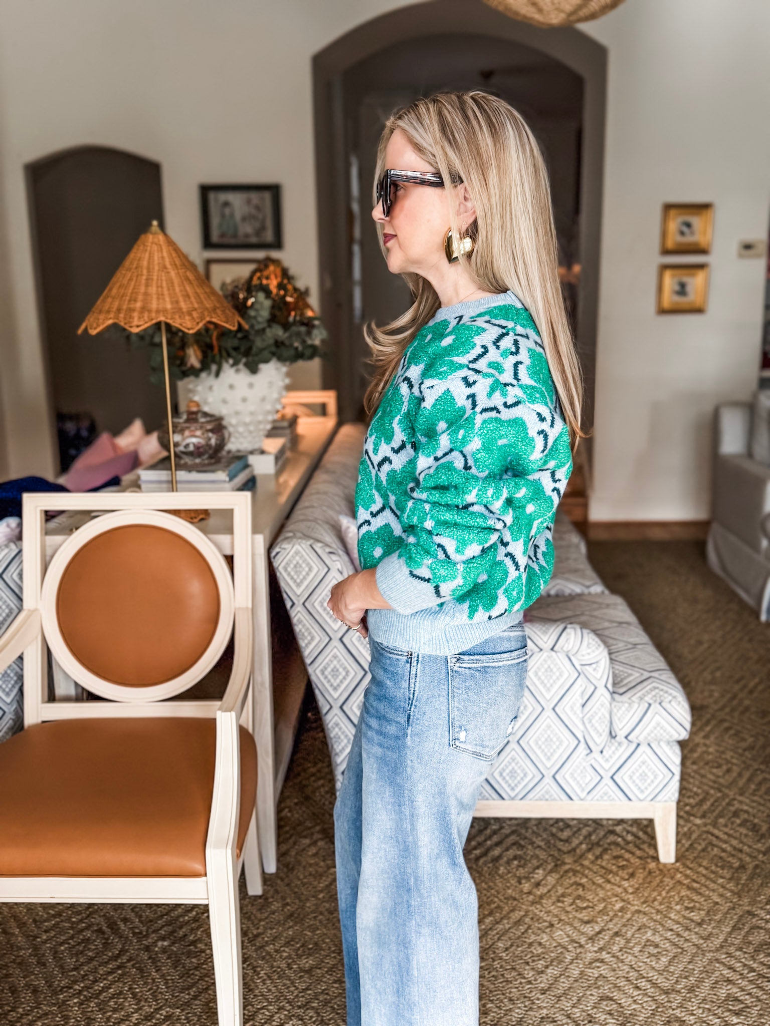 Floral Charm Sweater