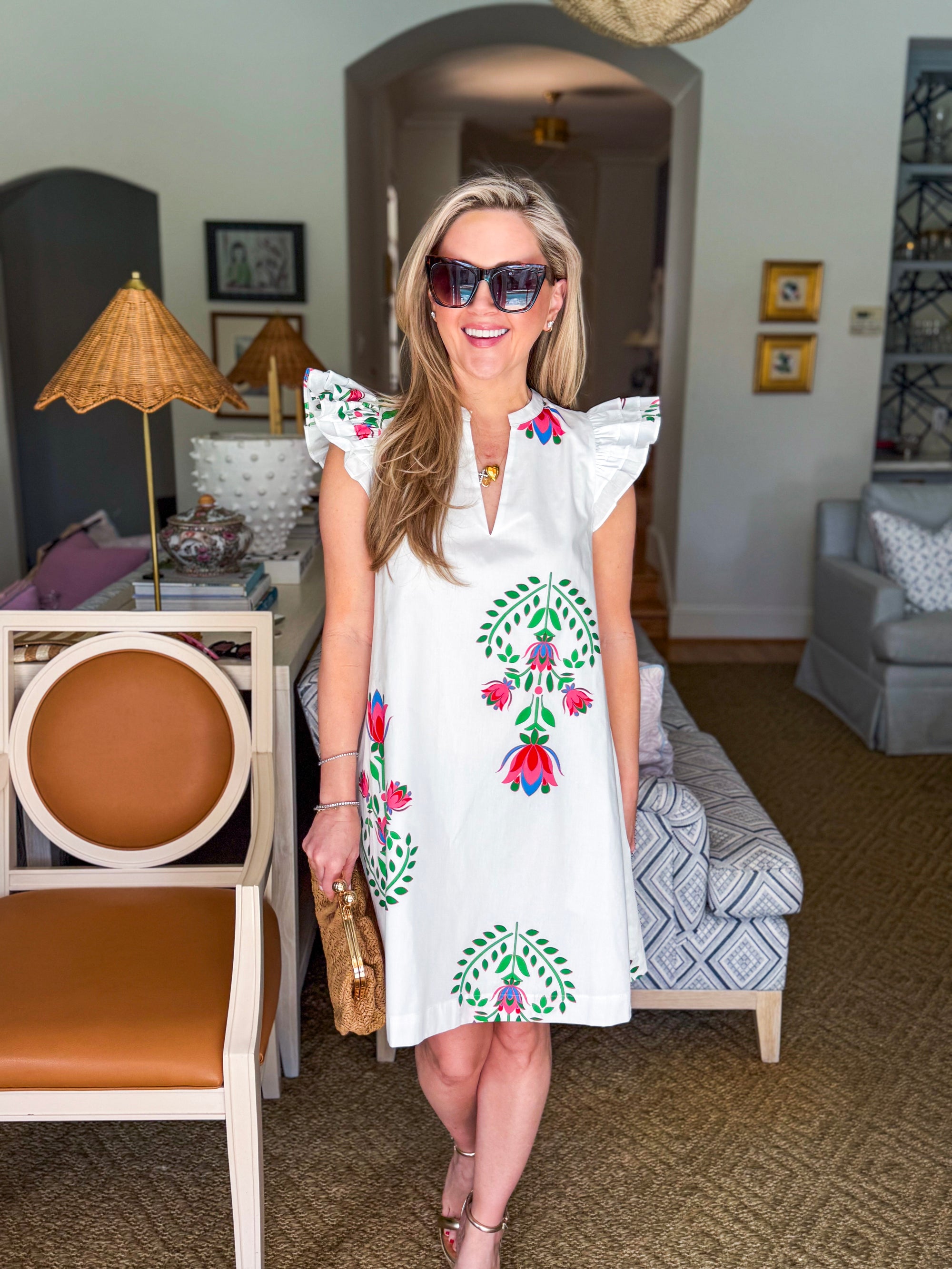 Saury Floral Mini Dress