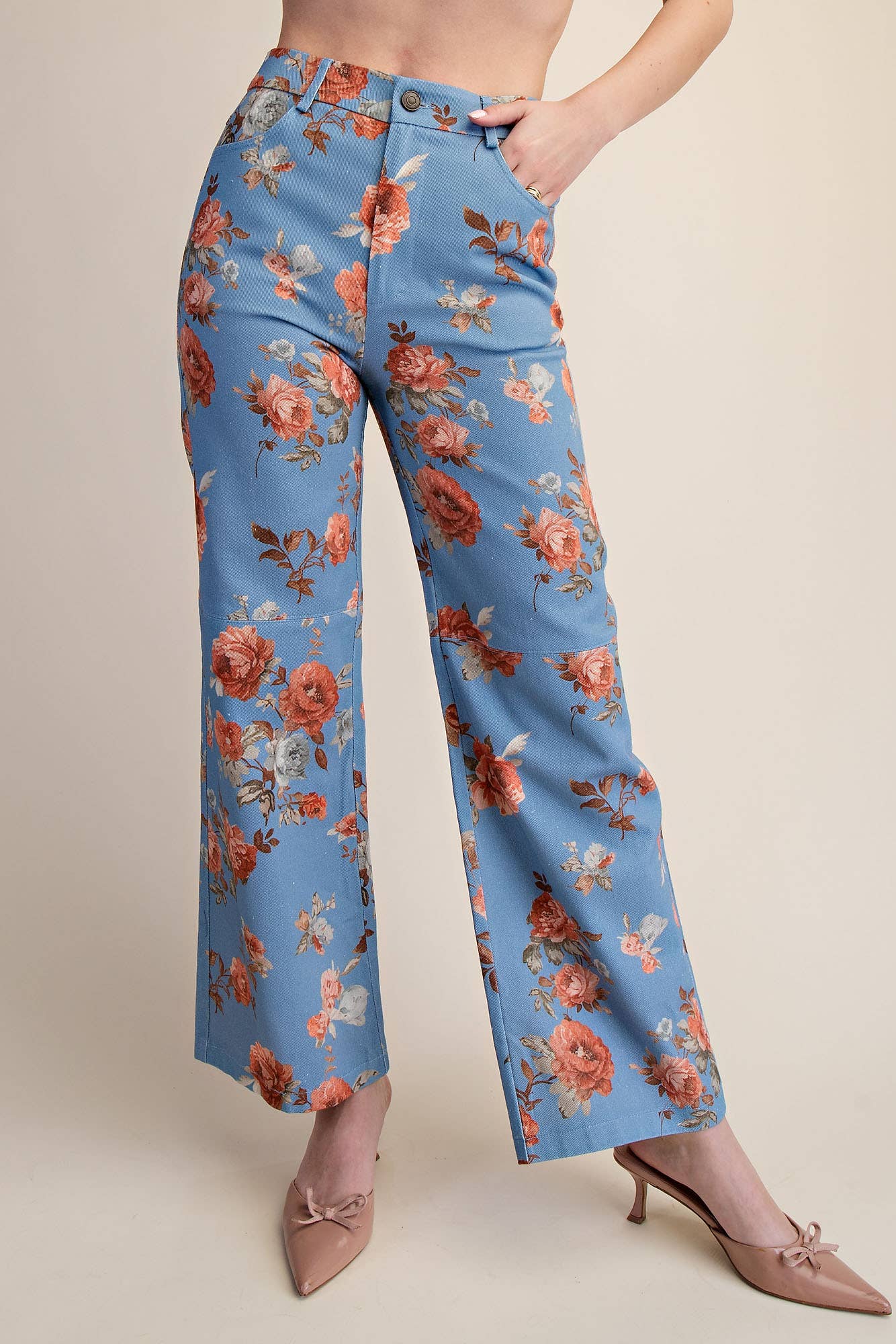 Mayfair Straight Leg Floral Pants
