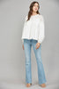 Orchard Picnic Lace Top-Off White