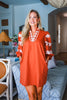 Loving Views Mini Dress-Chestnut