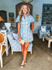 Capri Villa Floral Dress