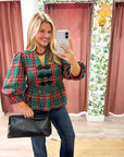 Yuletide Belle Peplum Top