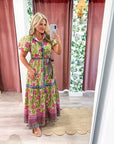 Antique Garden Midi Dress