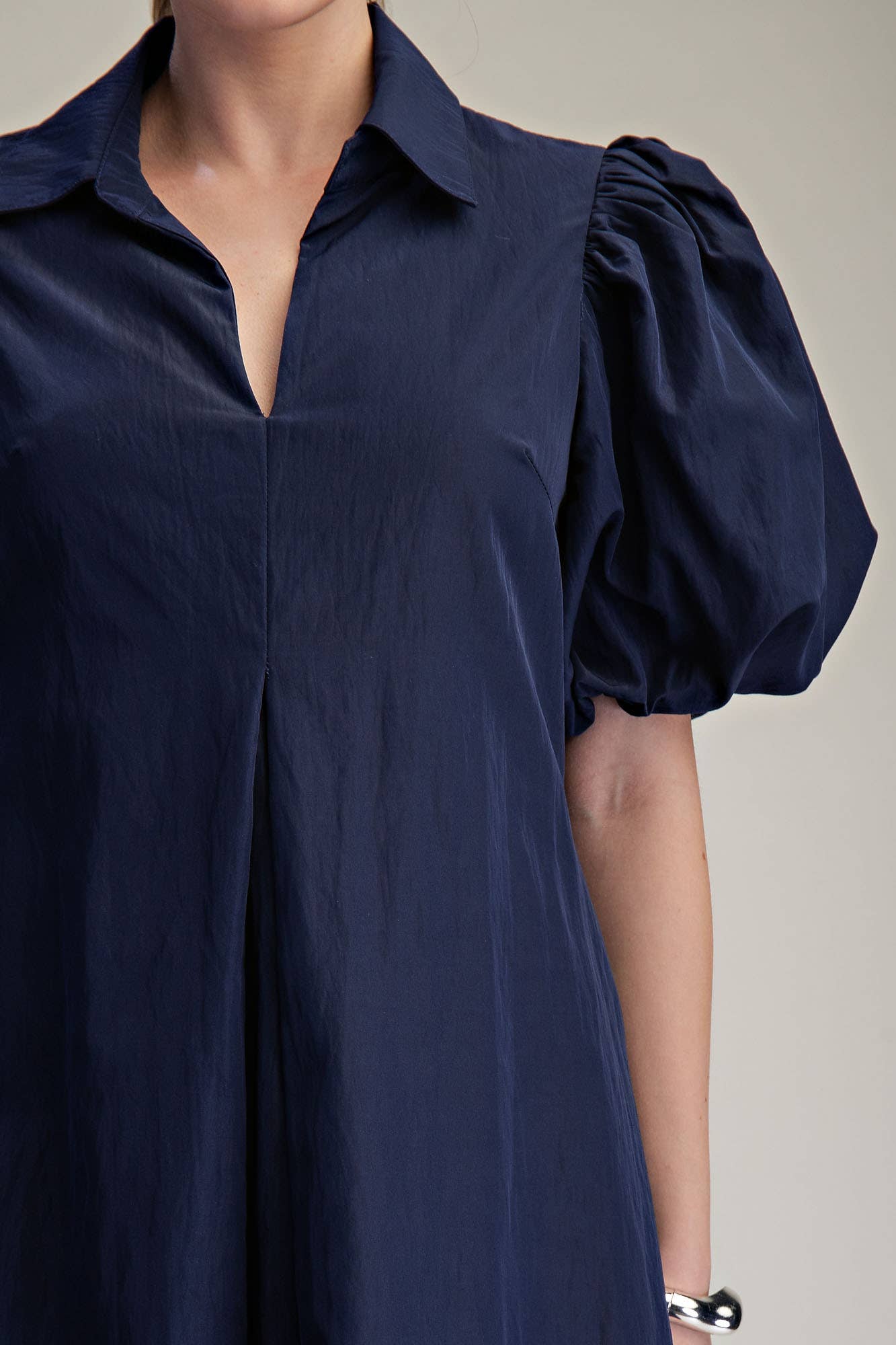 Love Story Midi Dress-Navy