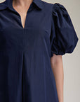 Love Story Midi Dress-Navy
