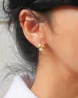 Gold Dome Earrings