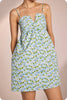 Botanical Brunch Mini Dress-Blue