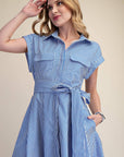 Shore Club Midi Dress-Royal