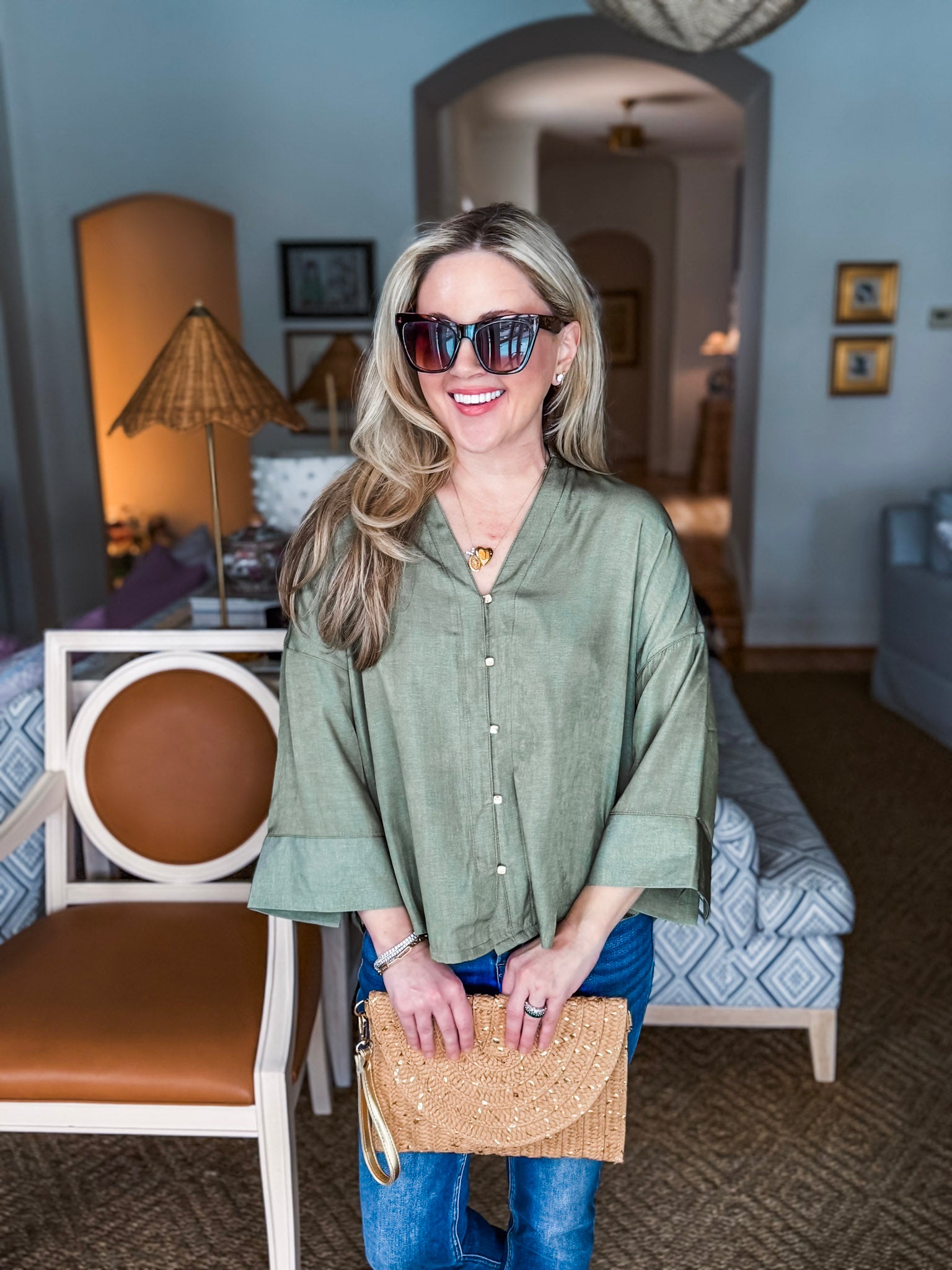 Next Chapter Ruffled Top