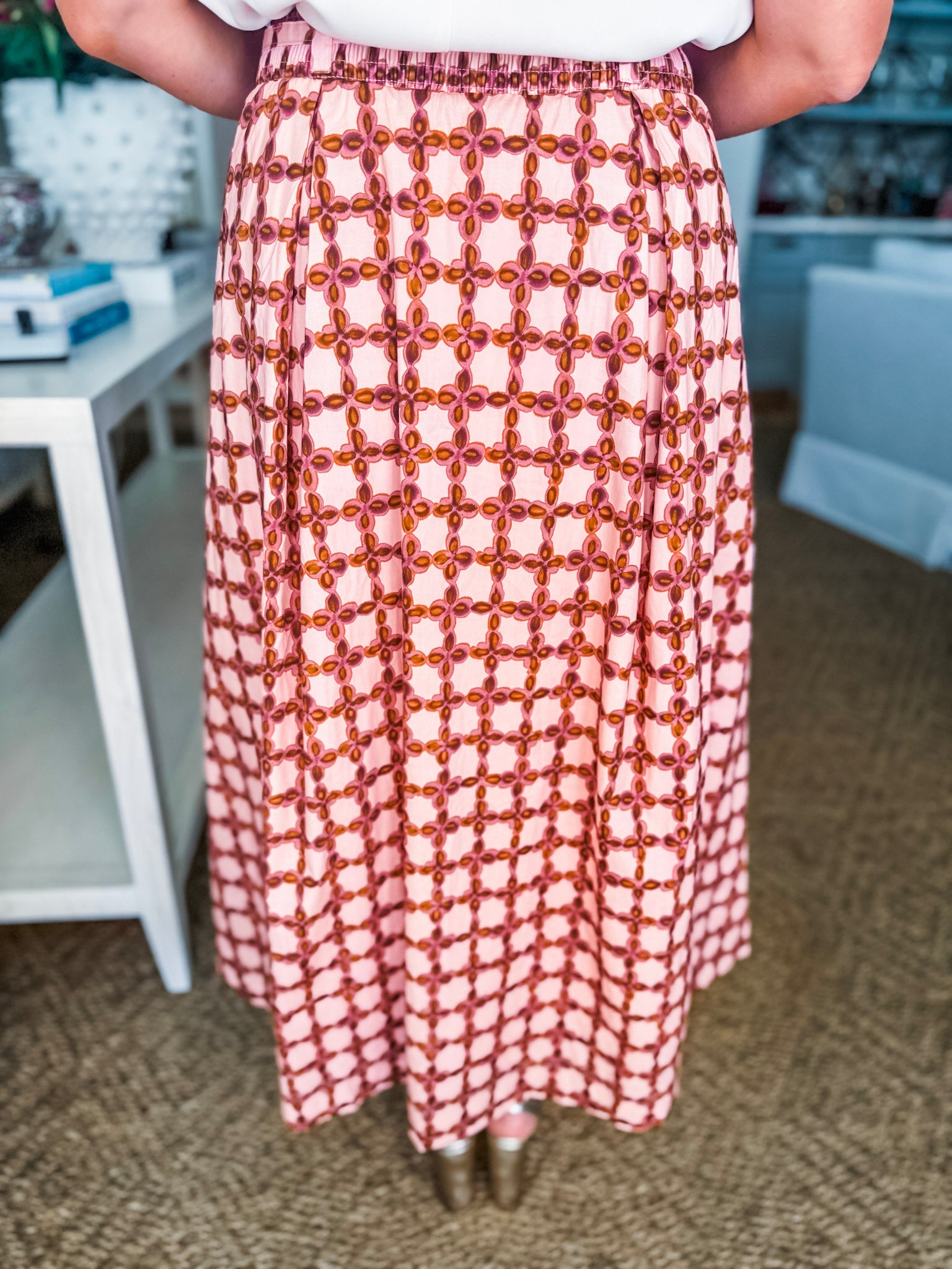 Love Us Chainlink Midi Skirt