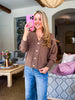 Cafe Cuddles Knit Cardigan-Mocha