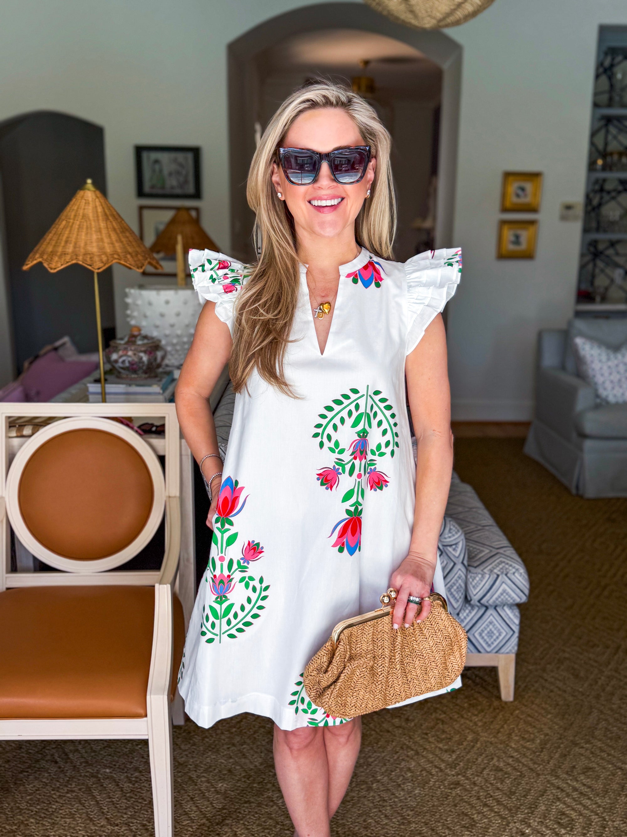 Saury Floral Mini Dress